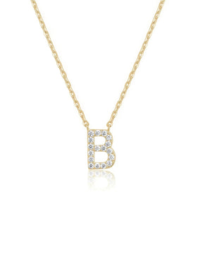 Initialen Halskette Gold