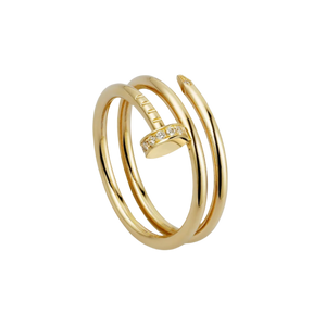 Doppelter Nagel Ring
