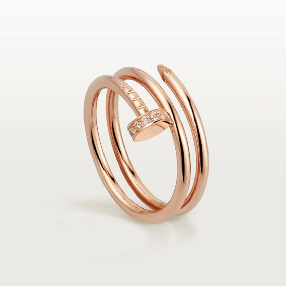 Doppelter Nagel Ring