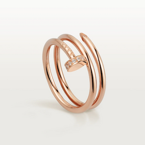 Doppelter Nagel Ring