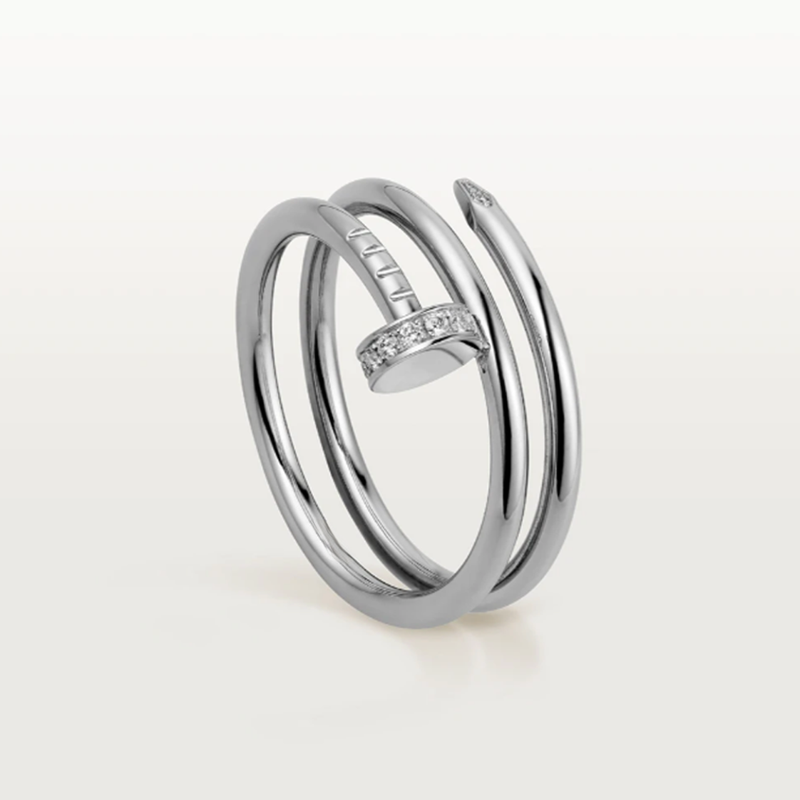 Doppelter Nagel Ring