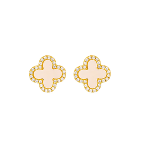 Klee Diamant Ohrringe