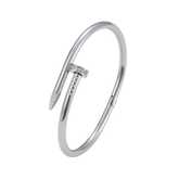 Nagel Armreif - Silber / Diamant