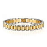 Juliana Doppeltes Uhren Armband - Gold / Silber