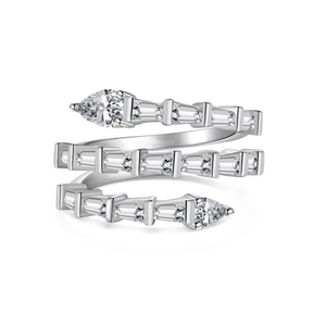 Schlangen Diamant Ring