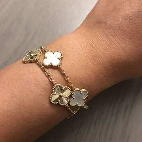 Armband Fyrklöver Glück Gold